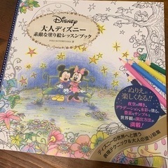 取引中　大人ディズニー　塗り絵　ぬりえ