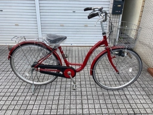 【26インチ自転車】変速なし　サドル新品❗️美品❗️若林自転車　浜大津店　SALE中❗️