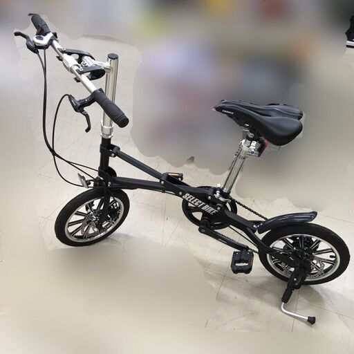 J1738 現行販売品 CMS BIKE 折りたたみ自転車 14インチ 次世代折りたたみXフレーム 7段変速 ディスクブレーキ