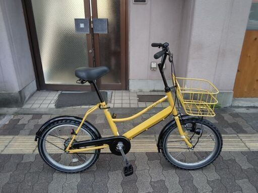 APRES MIDI[アプレミディ]20吋 コンパクト自転車 シングル/イエロー ...