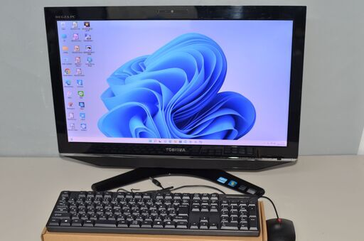 一体型パソコン 最新Windows11+office 東芝 D732/T7FB core i7-3610QM/爆速SSD250GB/メモリ8GB/無線/ブルーレイ/23インチ/webカメラ内蔵