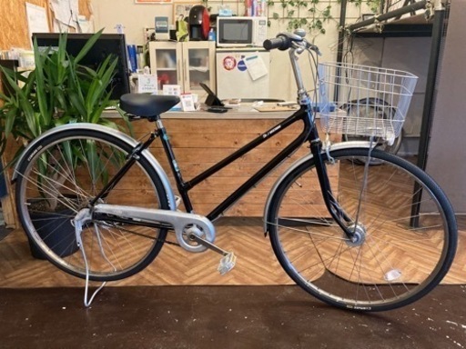 ブリヂストン】LEDオートライト 内装3段 27インチ自転車 ブラック