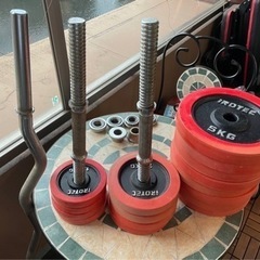 ダンベル60kg +バー＋ベンチのセット