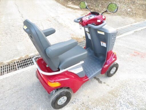 美品 スズキ セニアカー/シニアカー メタリックレッド ET4D7 動作確認