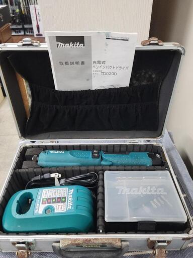 【工具】Makita　マキタ　充電式ペンインパクトドライバ　TD020D　中古　リサイクルショップ宮崎屋佐土原店22.10.24k