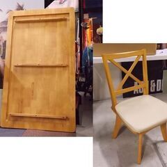 スイデコ 4人用ダイニングセット 幅135cm ハーモニー MARMONY テーブル 