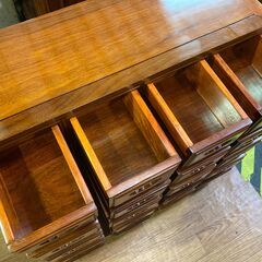 高級薬箪笥 小引き出し12杯 花梨 インテリア 収納 和家具 高級薬箪笥 小引き出し12杯 花梨 インテリア 収納 和家具