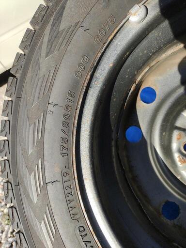 パジェロミニH56Aスタッドレスタイヤホイール付