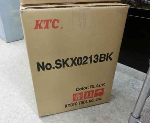 新品未開封 KTC 9.5sq 66点工具セット ブラック（チェストタイプ 