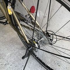 【半額】27インチ★ノーパンク クロスバイク PRESTEZZA プレステッツァ(マットゴールド/6段変速） CRR-CC-HE276TRHD-BAA 