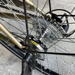 【半額】27インチ★ノーパンク クロスバイク PRESTEZZA プレステッツァ(マットゴールド/6段変速） CRR-CC-HE276TRHD-BAA 