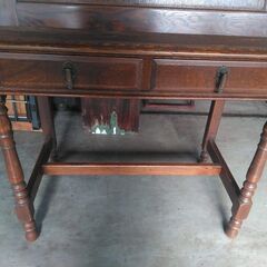 レトロ　学習机　勉強机　机　一部難あり