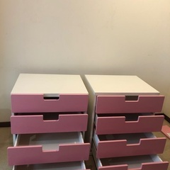 IKEA STUVA ピンク2台