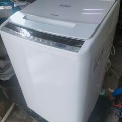 日立 BW-V80C-W ビートウォッシュ 全自動洗濯機 （洗濯...