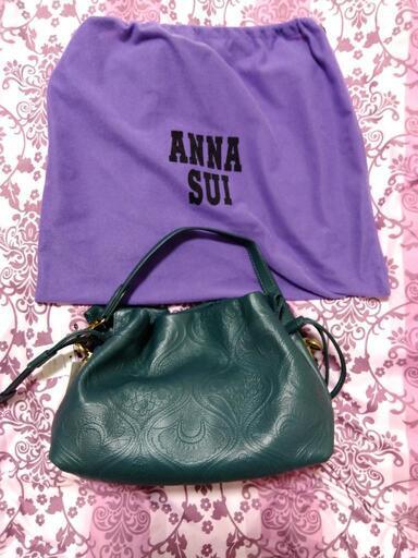 【新品】ANNA SUI　レザーバッグ　専用袋・タグ付き