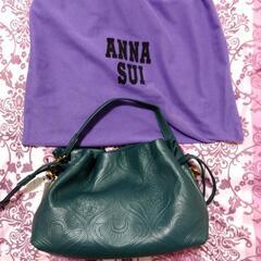 【新品】ANNA SUI　レザーバッグ　専用袋・タグ付き