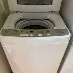 ドリーム川西店御来店限定】AQUA 洗濯機 AQW-S4M／クリーニング済み