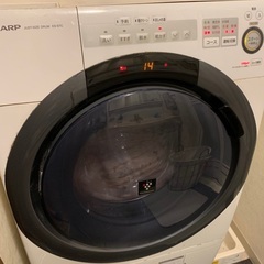 ドラム式洗濯乾燥機　SHARP ES-S7C 2019年購入