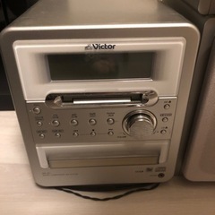 取引完了10/27まで【victor】CD MD カセットラジオコンポ