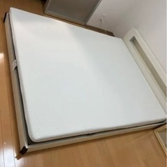 マットレス　クイーン　コアラ　エマスリープ　フレーム付き