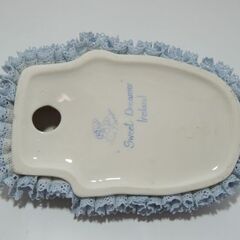 IRISH DRESDEN☆アイリッシュドレスデン うさぎのぬいぐるみと一緒に眠る赤ちゃん Sweet Dreamer 陶器人形