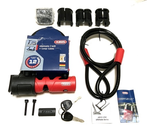 ABUS Ultimate 420 ワイヤーケーブルU字ロック新品未使用 ABUS Ultimate 420 ワイヤーケーブルU字ロック新品未使用