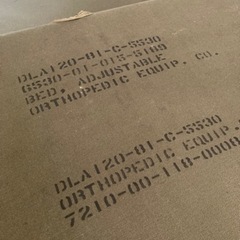 アメリカ軍　81年製　コット　ベッドのみ