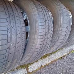 205 65 15　中古タイヤ　アルミホイール付き