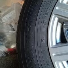 205 65 15　中古タイヤ　アルミホイール付き