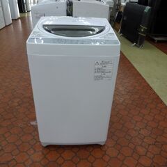 ID 008316　洗濯機東芝　6K　２０１８年製　AW-6G6（W)