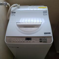 【取り引き中】シャープ　WASH&DRY　洗濯乾燥機　5.5kg