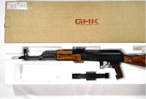 GHK AKM GBB AK AK47 AK74 サイレンサー　スコープ　レール　弾速計　ブローバック　木製　モデルガン　メタル