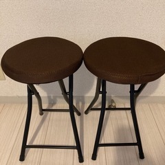 【購入者決定】ニトリ　丸椅子(背もたれなし)