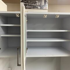 リサイクルショップどりーむ荒田店No.3584 食器棚 人気の白色♪ 美