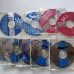 【中古品】幼児・小学生向きの日常英会話練習ＣＤ-ＲＯＭ　２種全９...