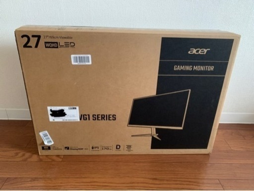 acer vg271U sbmiipx ゲーミングモニター　144hz 未開封