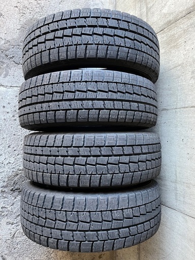 白 フリル付 綺麗!極上山!ダンロップ WINTER MAXX WM01!205/60R16