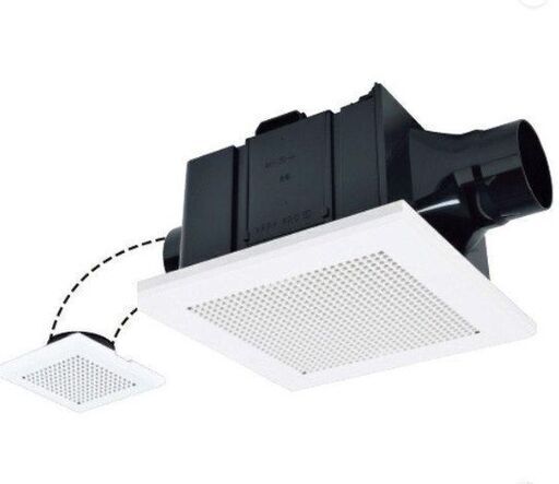 新品❗ダクト用換気扇 天井埋込形 サニタリー用　二部屋換気用低騒音形
