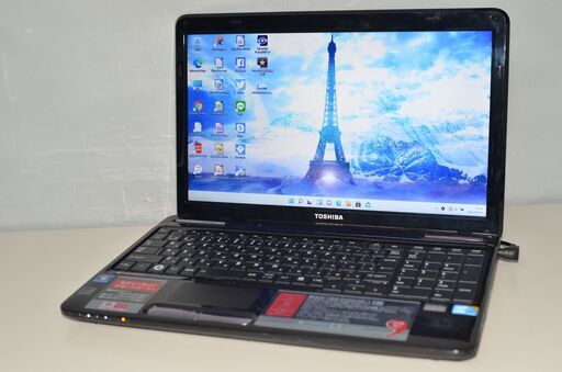 最新Windows11+Office 大容量HDD750GB 東芝 dynabook EX/56MBL core i3-350M/メモリー4GB/15.6インチ/無線内蔵/DVDマルチ/便利なソフト多数
