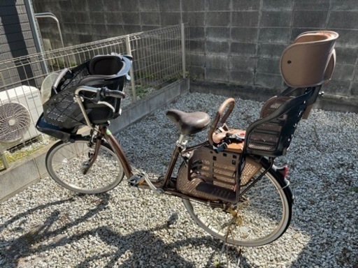 3人乗り　子乗せ非電動自転車　ブリヂストン
