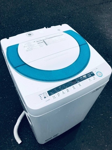 ♦️EJ666番SHARP全自動電気洗濯機 【2015年製】