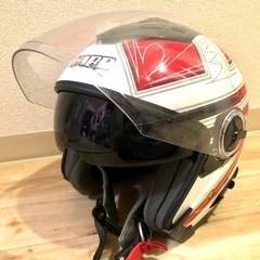 (決まりました)HARD ジェット ヘルメット サングラス付き