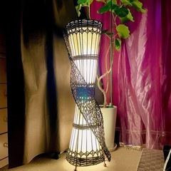 取りに来て下さる方限定 ランタン 間接照明 アジアン バリ 白 照明 ライト スタンドライト サロン家具