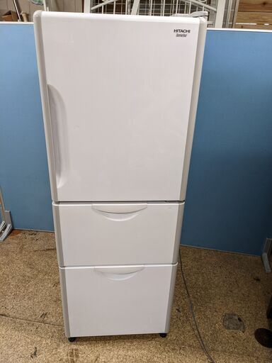 HITACHI 日立 3ドア 冷凍冷蔵庫 265L R-27CS 右開き まんなか野菜室スタイル うるおいチルドルーム 2012年製