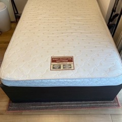 ニトリ　セミダブルベッドフレーム(収納付き)とマットレス　