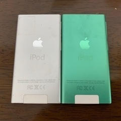 iPod 2個セット シルバー グリーン