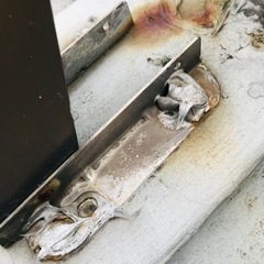 屋上手すり　アルミ　サッシ　落下防止柵　中古