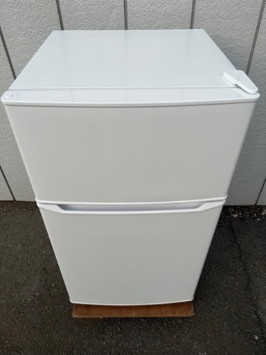 美品■2021年製 ハイアール 2ドア冷凍冷蔵庫 85L JR-N85D■Haier 小型2ドア冷蔵 単身向け1人用冷蔵庫
