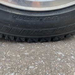 アウディA8純正ホイールブリヂストンブリザックREVO2 4本セット225/55r17