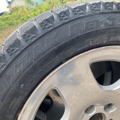 アウディA8純正ホイールブリヂストンブリザックREVO2 4本セット225/55r17